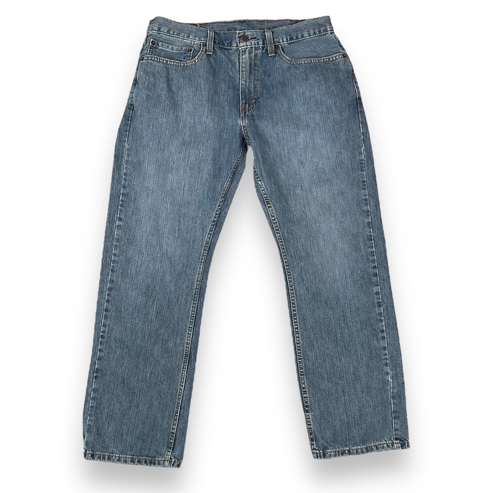 Levis 559 Jeans Men Size 34x30 (ACT 33x27) Blue Denim Relaxed Straight EUC